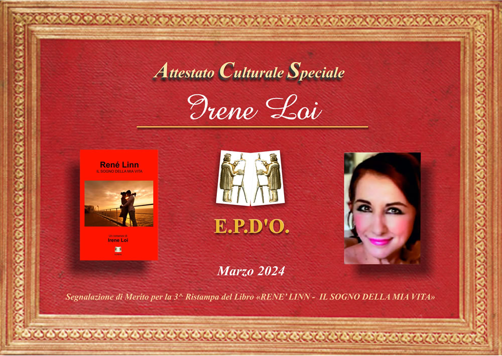 EPDO - Attestato Speciale Irene Loi